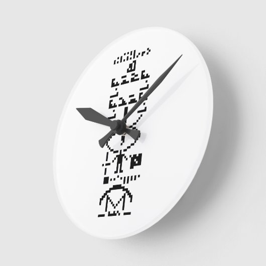 Binair Bericht van 1974 Ronde Klok (Hoek)