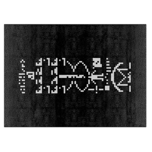 Binair Bericht van 1974 Snijplank (Voorkant)