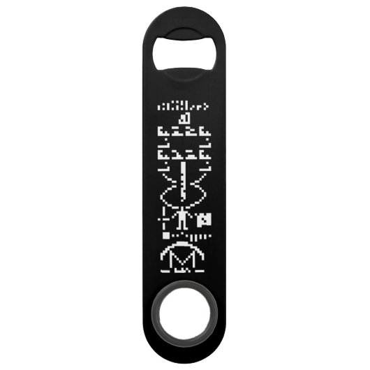 Binair Bericht van 1974 Speed Flessenopener (Voorkant)