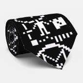 Binair Bericht van 1974 Stropdas (Opgerold)