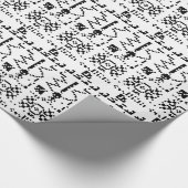 Binair berichtenantwoord van Arecibo Cadeaupapier (Hoek)