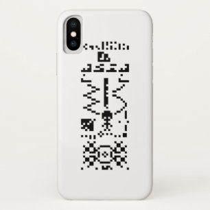 Binair berichtenantwoord van Arecibo Case-Mate iPhone Case