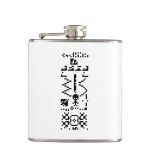 Binair berichtenantwoord van Arecibo Heupfles