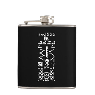 Binair berichtenantwoord van Arecibo Heupfles