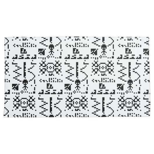 Binair berichtenantwoord van Arecibo Kussensloop (Voorkant-Rechts)