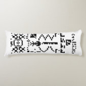 Binair berichtenantwoord van Arecibo Lichaamskussen (Voorkant)