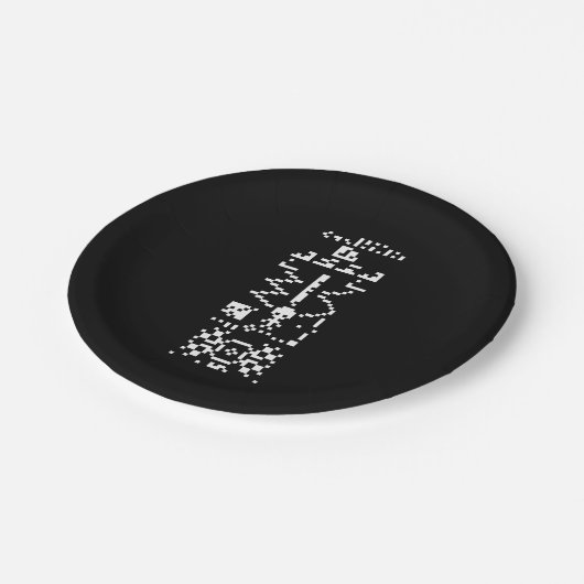 Binair berichtenantwoord van Arecibo Papieren Bordje (Gekanteld)