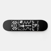 Binair berichtenantwoord van Arecibo Persoonlijk Skateboard (Horizontaal)