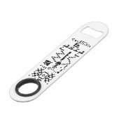 Binair berichtenantwoord van Arecibo Speed Flessenopener (Voorkant Gekanteld)