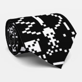 Binair berichtenantwoord van Arecibo Stropdas (Opgerold)