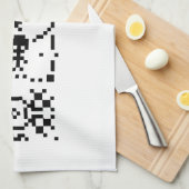 Binair berichtenantwoord van Arecibo Theedoek (Quarter Fold)