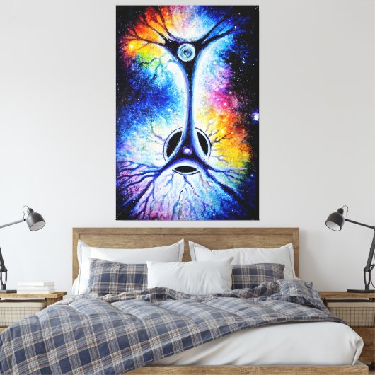 Binair Canvas Afdruk (Insitu (Slaapkamer))