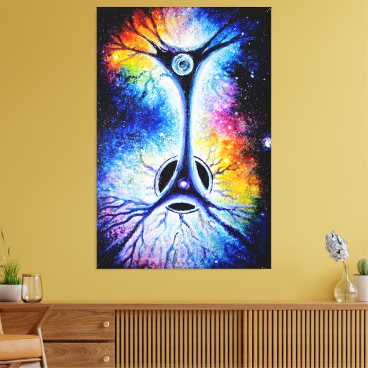 Binair Canvas Afdruk (Insitu (Woonkamer))