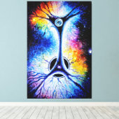 Binair Canvas Afdruk (Insitu (Houten vloer))