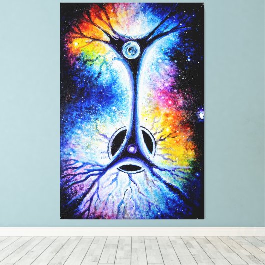 Binair Canvas Afdruk (Insitu (Houten vloer))