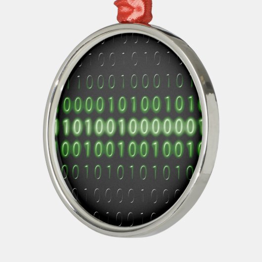binair-code-475-bi metalen ornament (Links)