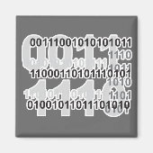 binair codeontwerp magneet (Voorkant)