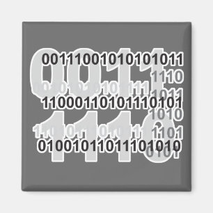 binair codeontwerp magneet