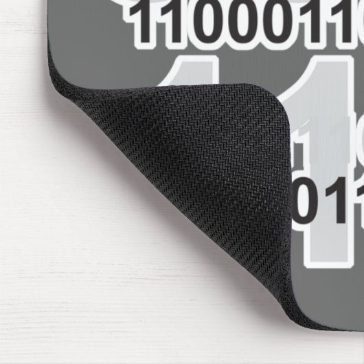 binair codeontwerp muismat (Hoek)