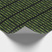 Binair codepatroon cadeaupapier (Hoek)