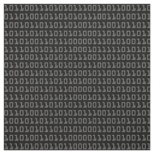 Binair codepatroon voor computer opheffen en koele stof