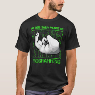 Binair codeprogramma Computer Programmer Bug Codin T-shirt