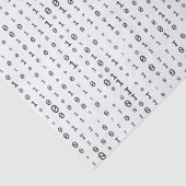 Binair codeweefselpapier tissuepapier (Detail)