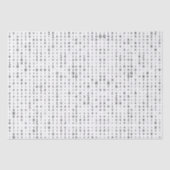 Binair codeweefselpapier tissuepapier (Voorkant)