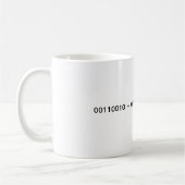 Binair getal - 2 + 2 = 4 koffiemok (Links)