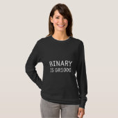 Binair is geweldig (GR8) T-shirt (Voorkant volledig)