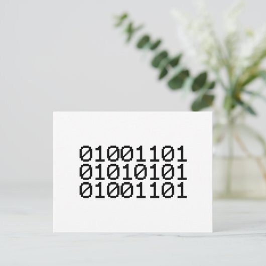 BINAIR MUM BRIEFKAART (Staand voorkant)