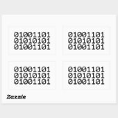 BINAIR MUM RECHTHOEKIGE STICKER (Vel)