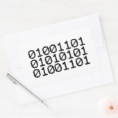 BINAIR MUM RECHTHOEKIGE STICKER (Envelop)