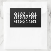 BINAIR MUM RECHTHOEKIGE STICKER (Tas)