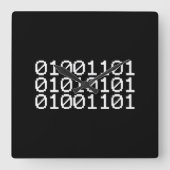 BINAIR MUM VIERKANTE KLOK (Voorkant)