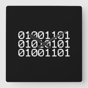 BINAIR MUM VIERKANTE KLOK