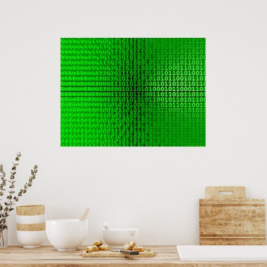 Binair Poster (Keuken)
