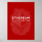 Binair Poster Ethereum (Voorkant)