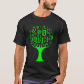 Binair programma Boom Computer Coding Web Develope T-shirt (Voorkant)