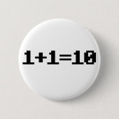 Binair Ronde Button 5,7 Cm (Voorkant)