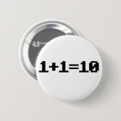 Binair Ronde Button 5,7 Cm (Voorkant /achterkant)