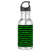 Binair Waterfles (Voorkant)