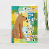 Binair Wenskaart Dingo Kaart (Voorkant)