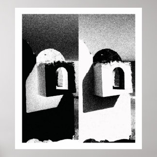 Binair zwart-wit, Fuerteventura Poster