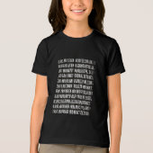 "Binaire Achtergrond Graphic T-shirt: 00 en 01 Pat Tri-Blend Shirt (Voorkant)