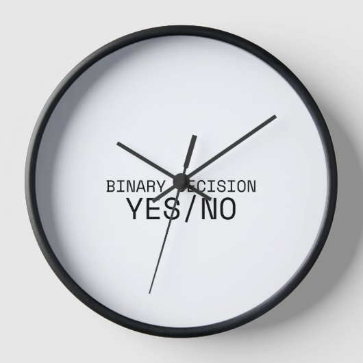 Binaire Beslissing Ja Nee Minimalistische Technisc (Voorkant)