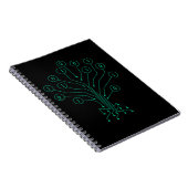 Binaire Boom Codering Computer Science Programming Notitieboek (Rechterzijde)