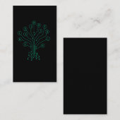 Binaire Boom Codering Computer Science Programming Visitekaartje (Voorkant / Achterkant)