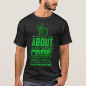 Binaire Code beheerprogramma Linu T-shirt (Voorkant)