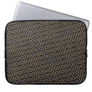 BINAIRE CODE Blauw Details op elke kleur Laptop Sleeve